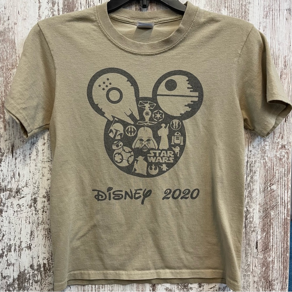 Disney Star Wars Kids T-Shirt - Tan 2020 Short Sleeve
